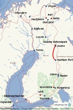 dann gings weiter Richtung Kuusamo