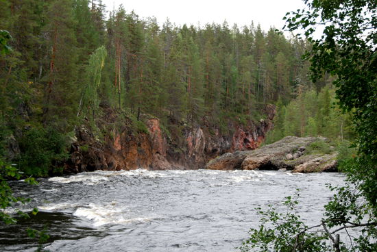Beginn der Stromschnellen