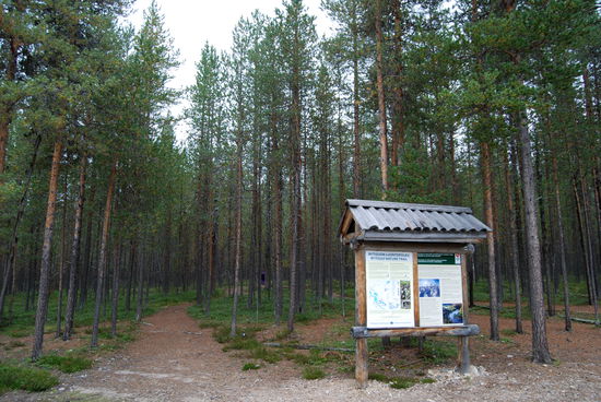 hier begann unsere Wanderung