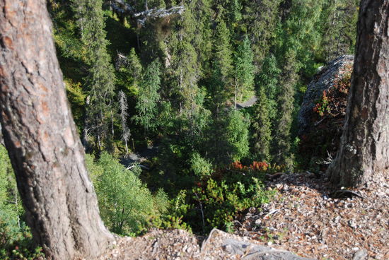 dort unten geht der Weg weiter