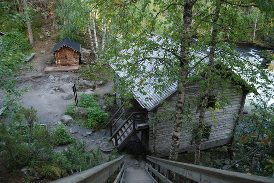 dann bin ich wieder an der Mühle Myllykoski