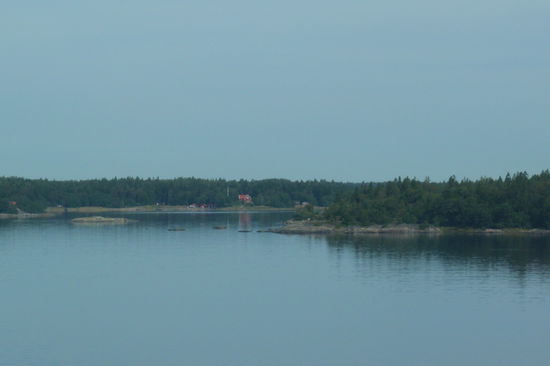 Fahrt durch Stockholms skärgård