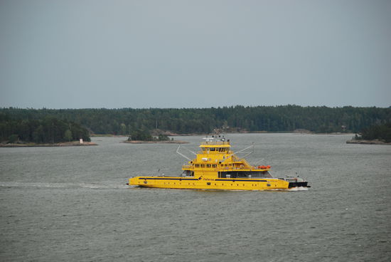 auch in Finland gibt es die kostenlosen gelben Fähren