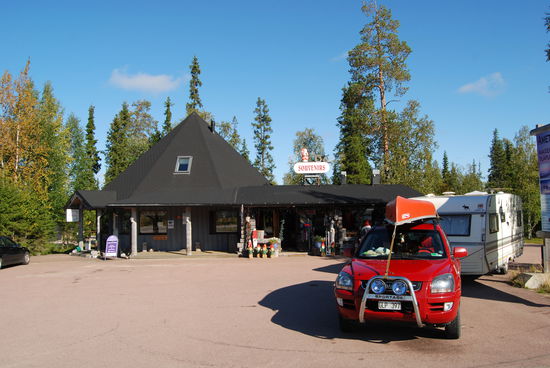 Halt am Andenkenladen