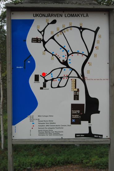 unser Stellplatz am roten Punkt