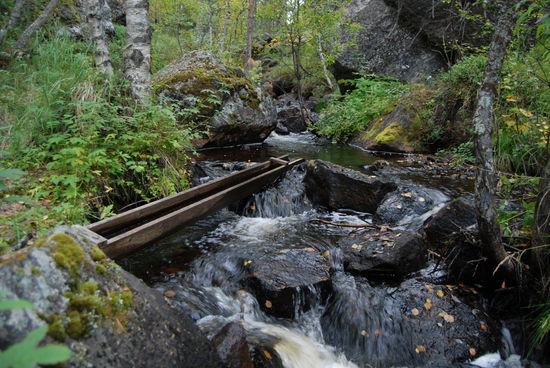 hier wurde Gold gewaschen