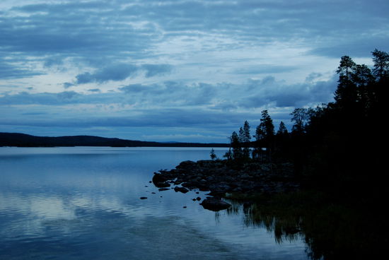 Abendstimmung am Inari-See