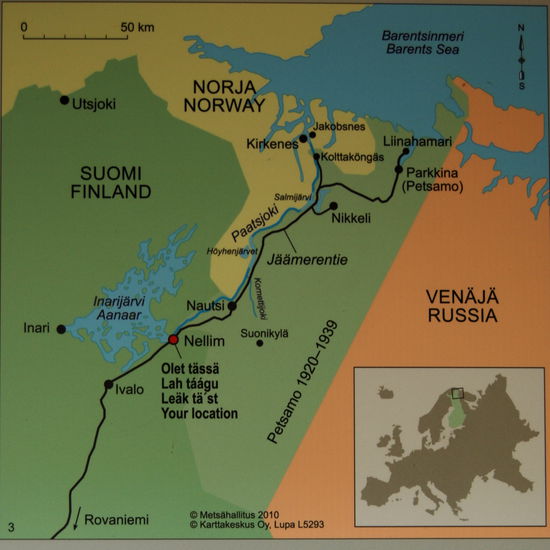 der Abfluß des Inari