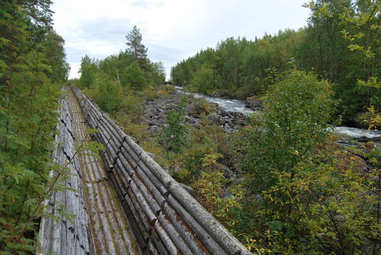 rekonstruierte Flößerrinne