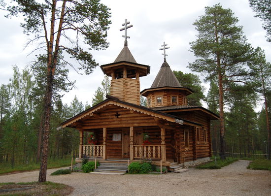 die orthodoxe Kirche von Nellim