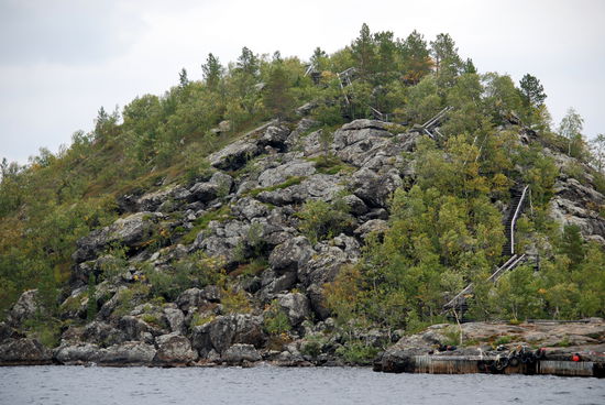 Aufgang von der Landungsbrücke