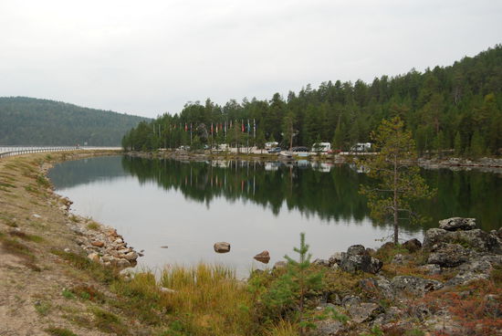 Blick zurück zur Turistanlage