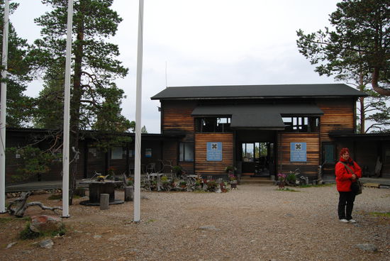 das Haus mit der Aussichtsterrasse