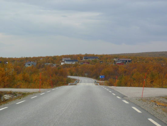 kleine Siedlung unterwegs