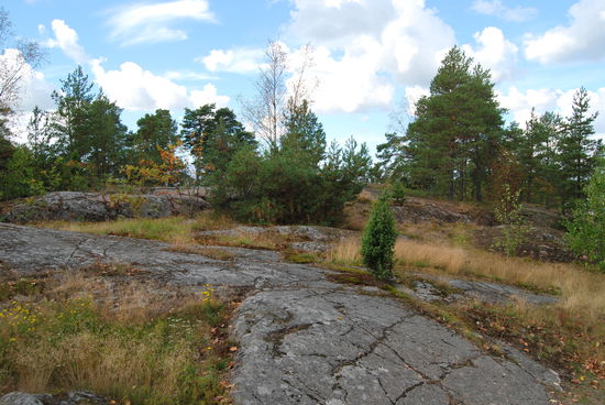 Fortsetzung der Schären landeinwärts