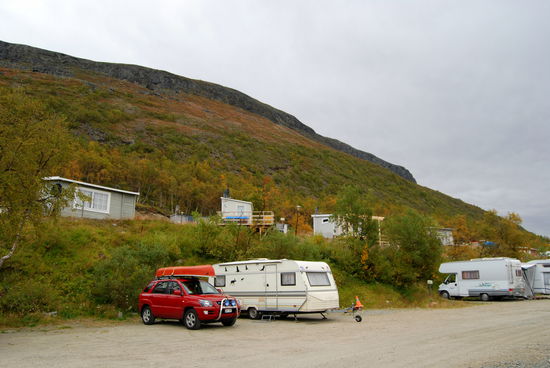 unser Stellplatz am Fuße des Saana