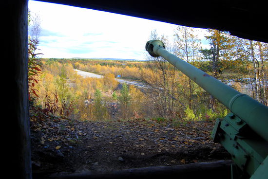 restaurierte Befestigungsanlagen aus dem 2. Weltkrieg