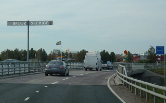 direkt zurück nach Schweden