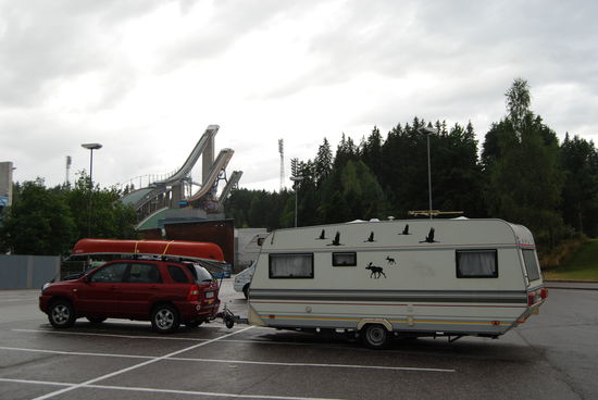 Kafferast im Skistadion Lahti