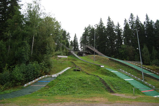 die kleinen Übungsschanzen