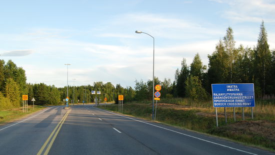 Abstecher Richtung russische Grenze, aber weiter haben wir uns nicht getraut