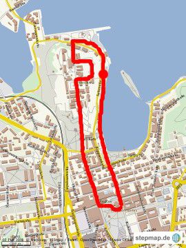 das war unser Spazierweg durch Lappeenranta/Villmanstrand