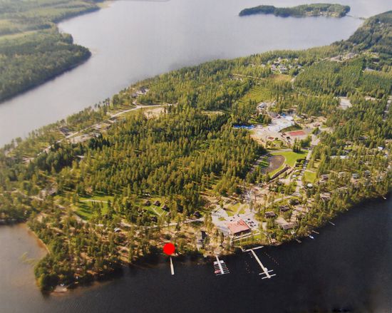 unser Platz am See, den kleinen Steg gab es nicht mehr