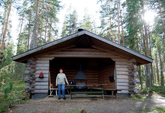 die schöne Grillhütte