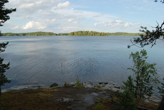 mit Blick auf den Puruvesi