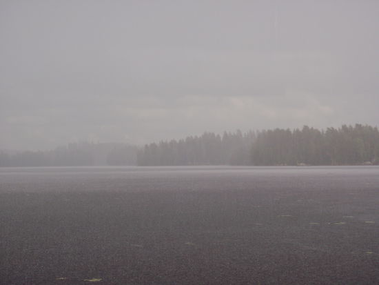 manchmal regnete es etwas