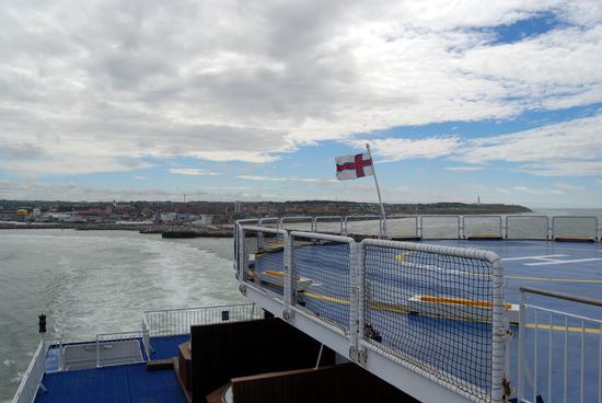 Ausfahrt aus Hirtshals