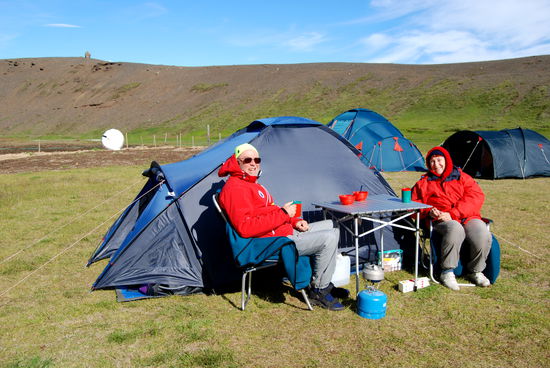 Frühstück in der Sonne