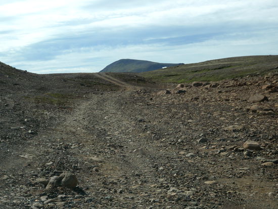 manchmal war die Piste kaum erkennbar
