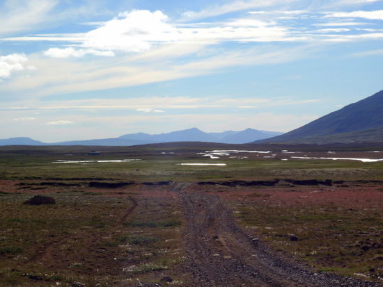 an manchen Stellen war der Boden bunt