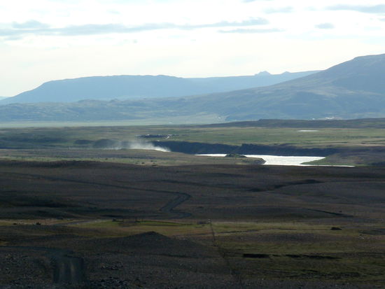 dann kam die Gischt des Gullfoss in Sicht