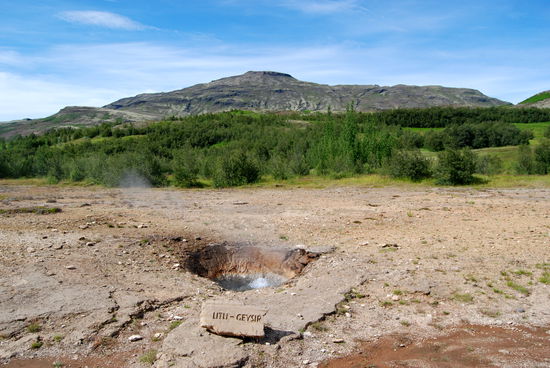 der kleine Geysir - Litli Geysir