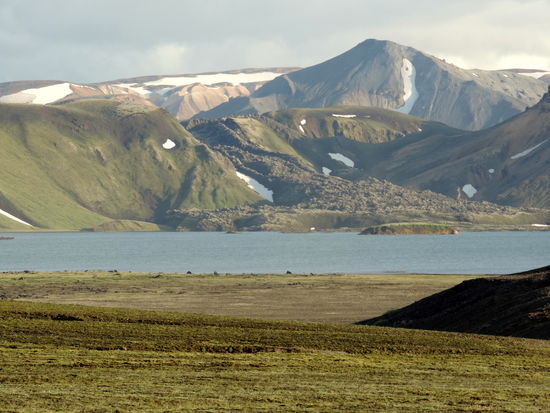 Frostastaðavatn mit Lavafeld