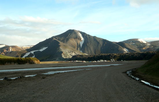 Landmannalaugar kommt in Sicht