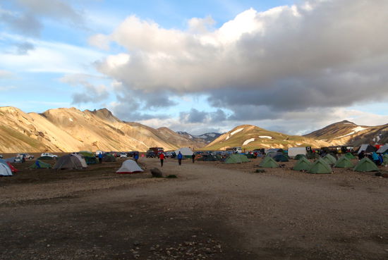 am Campingplatz
