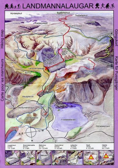 Informationsblatt der Station Landmannalaugar
