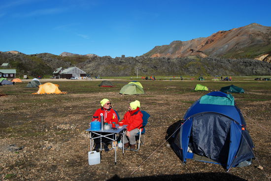 Frühstück in der Sonne
