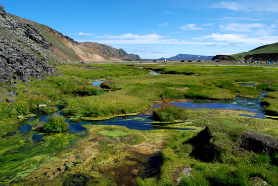 Blick über die Ebene in Richtung Bad