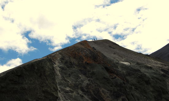 Wanderer auf dem Grat