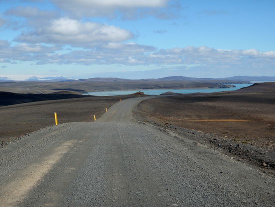 zurück auf der F26 in Richtung Norden
