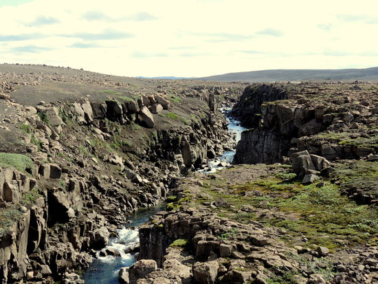 kleine Basaltschlucht