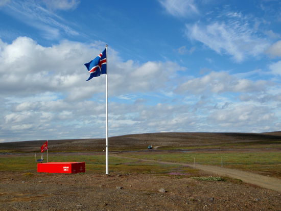 Weiterfahrt von der Hütte