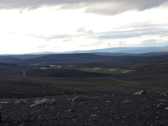 Blick über das Gebirge