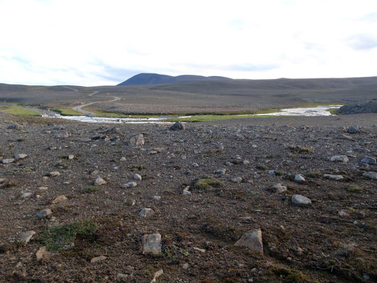 Blick zurück von der Hütte aus