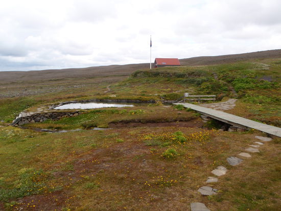 der heiße Pott in Laugafell