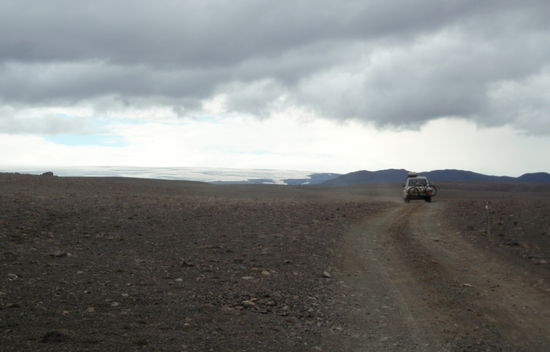 weiter ging es über die Hochfläche dem Gletscher entgegen